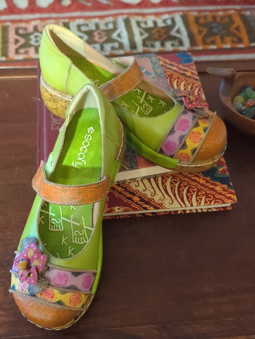 Socofy Mary Jane shoes